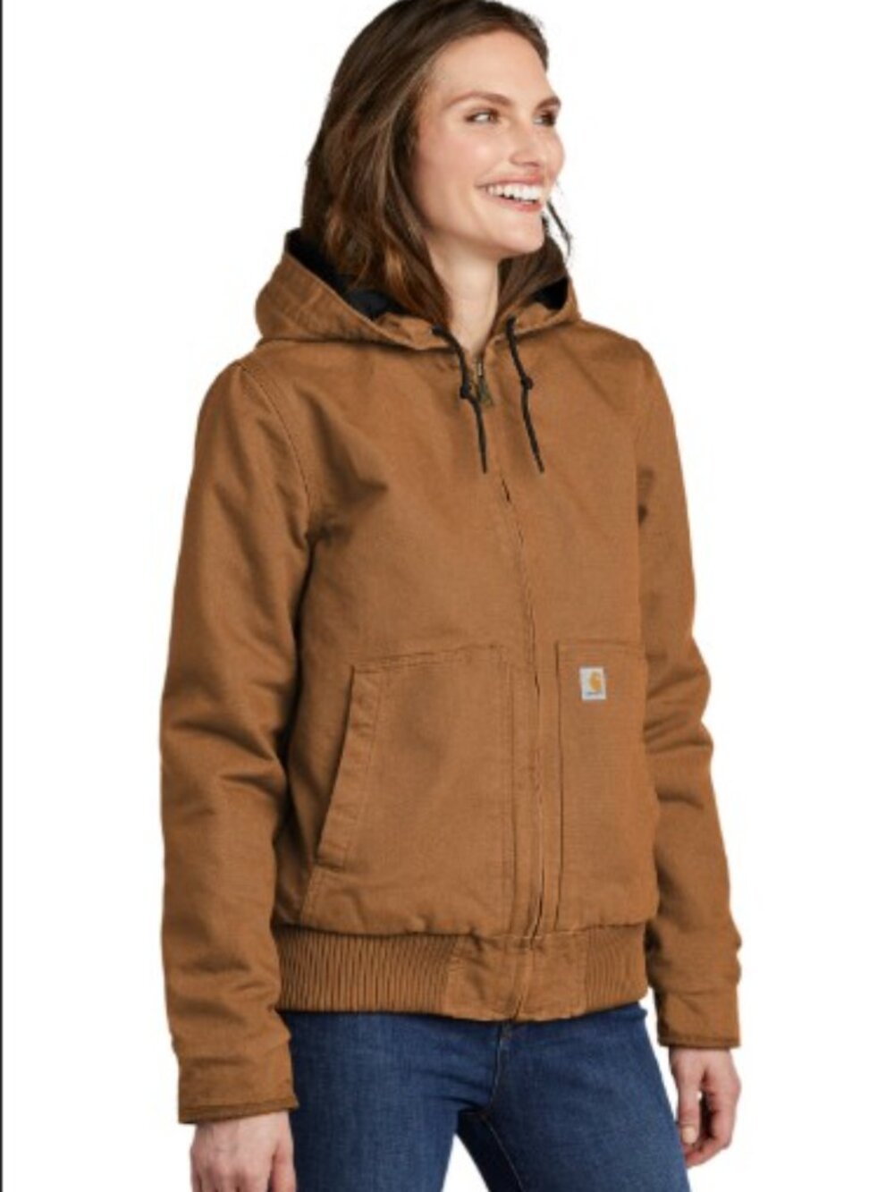 Carhartt Unisex Washed Duck Active Jacket, Size XS (0-2)